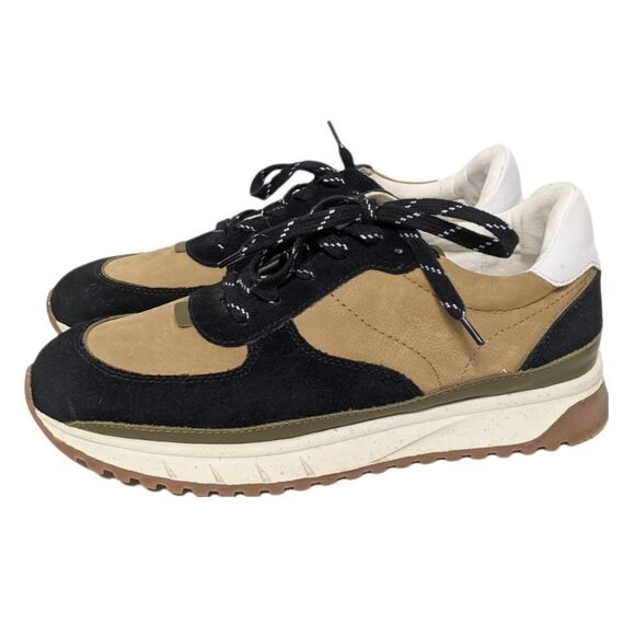 MADEWELL Retro Leather Suede Neutral Kickoff Trainer Sneakers - Picture 5 of 11